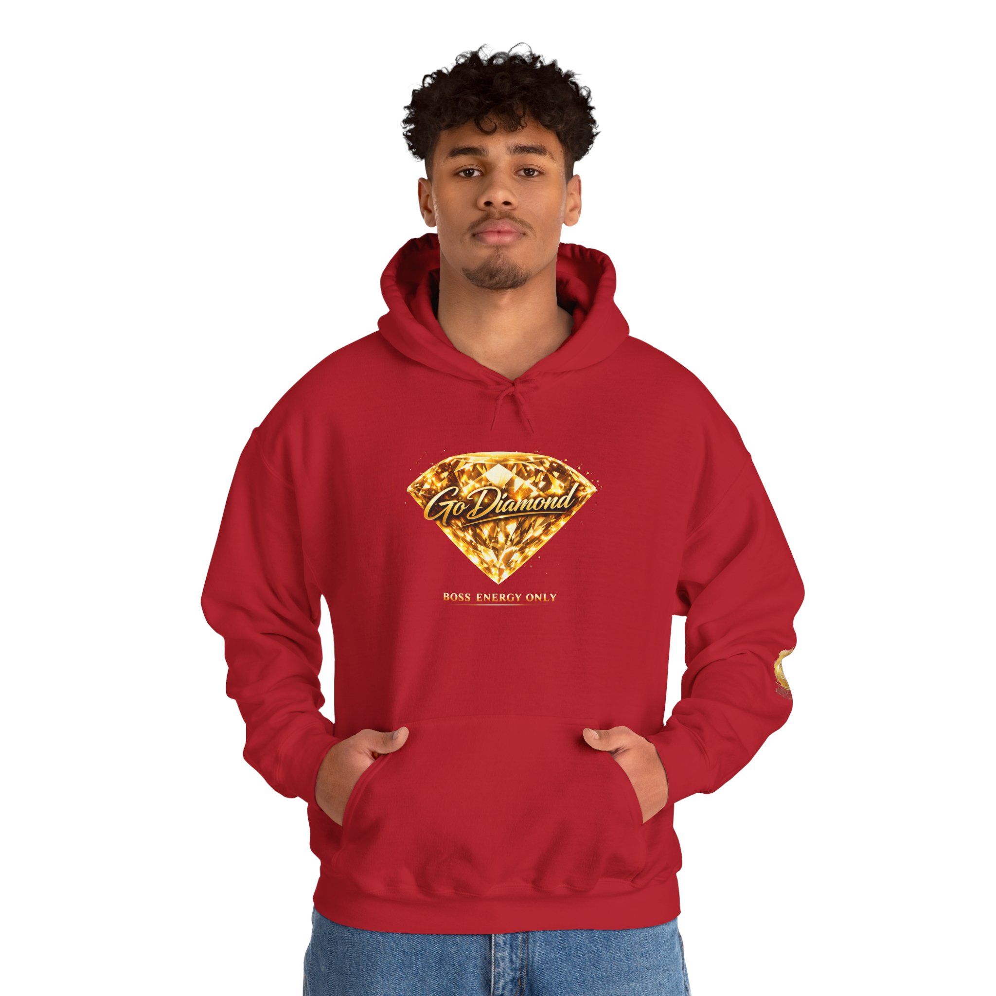 Diamond Logo Hoodie — "Go Diamond" Graphic Pullover - Image 58