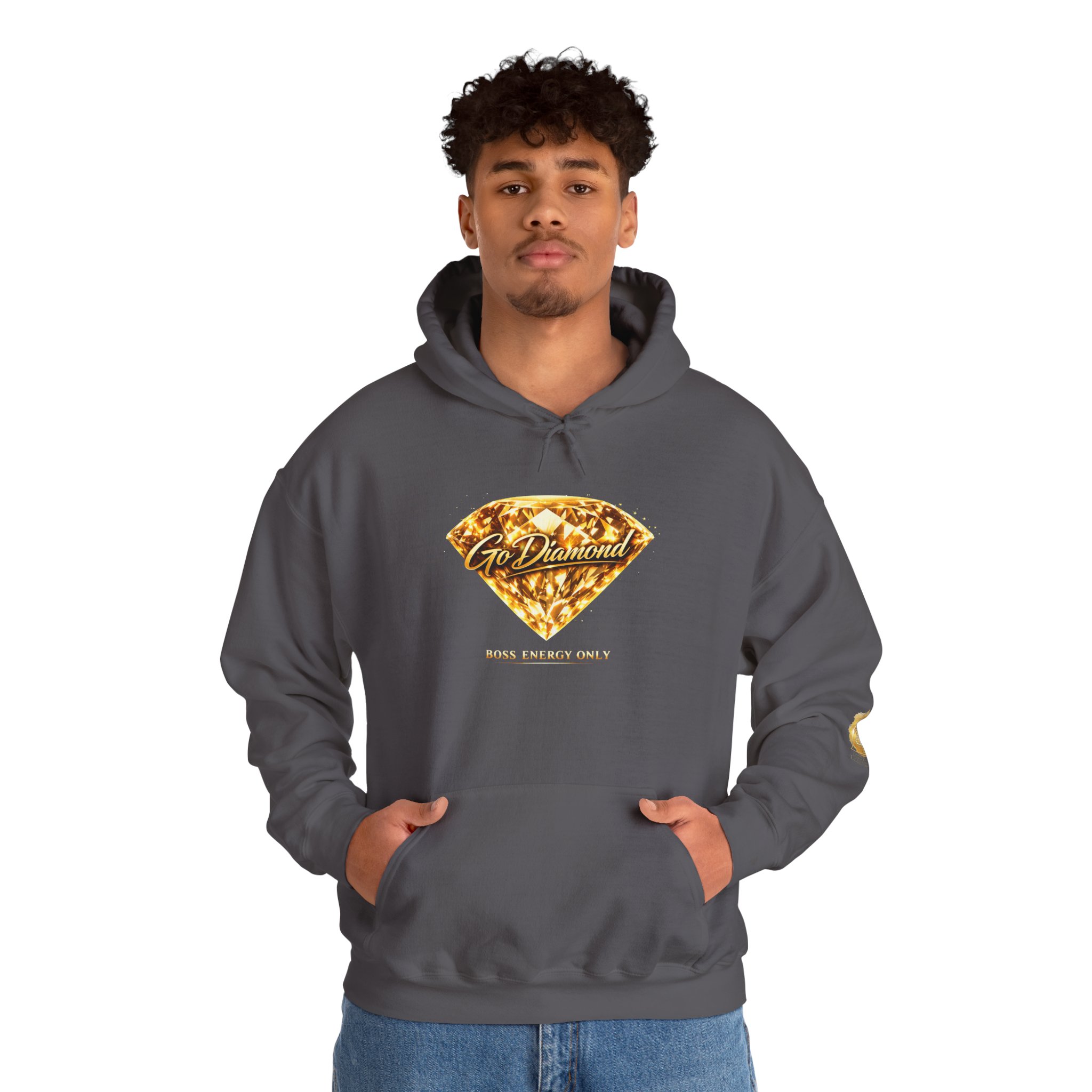 Diamond Logo Hoodie — "Go Diamond" Graphic Pullover - Image 34