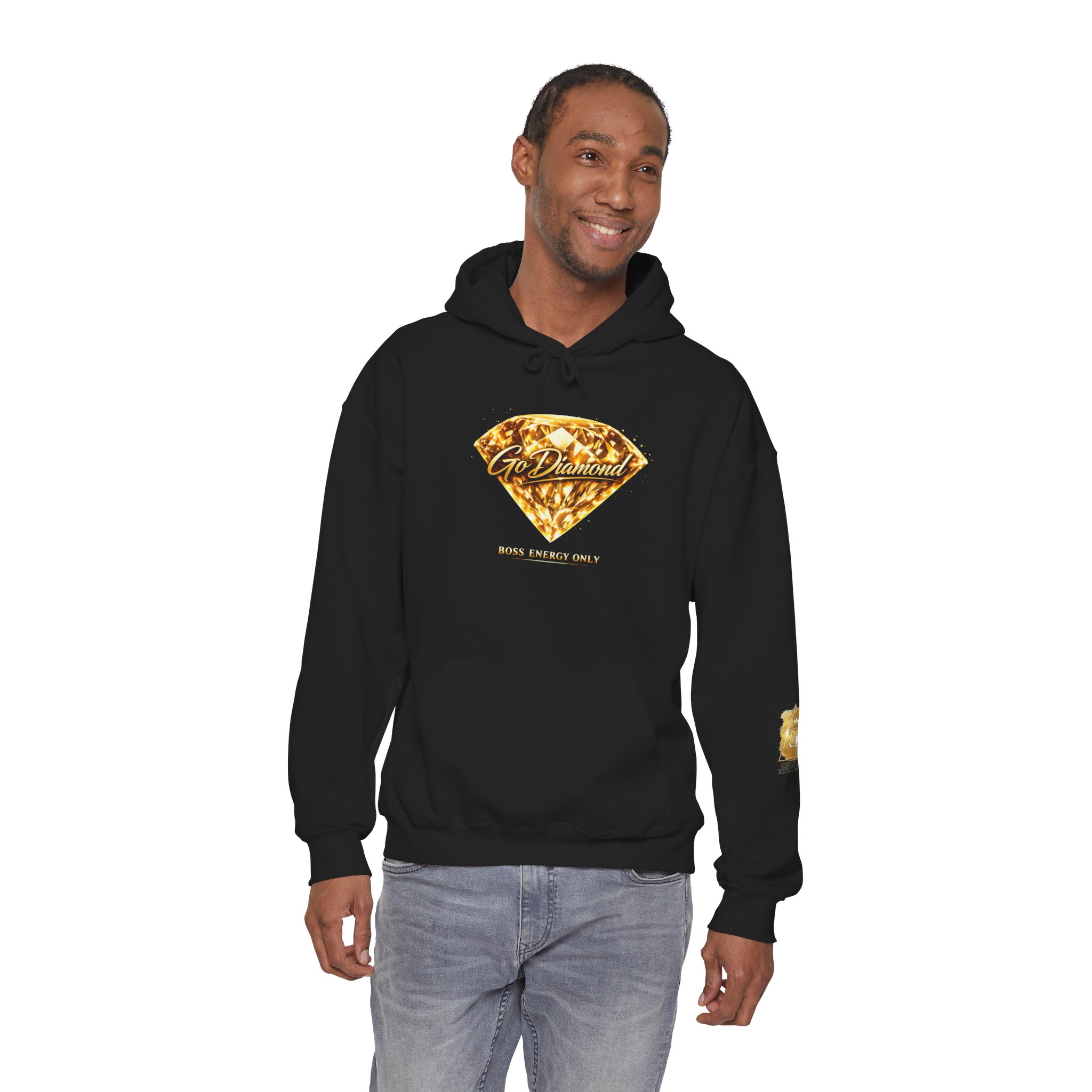 Diamond Logo Hoodie — "Go Diamond" Graphic Pullover - Image 5